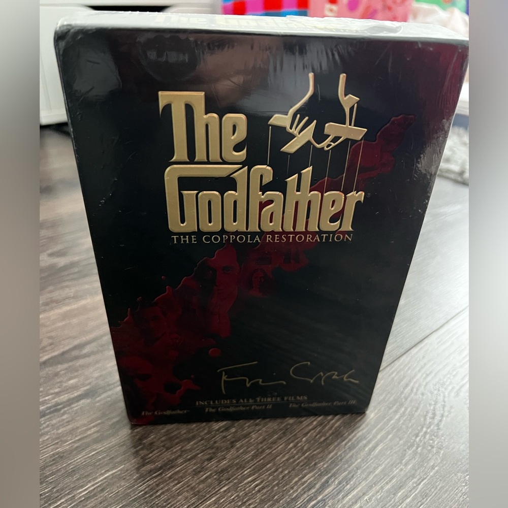 The Godfather The Coppola Restoration 3 movie DVD set NWT